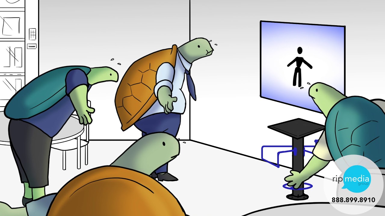 Office Turtle Transformation (Hand-drawn Animation Explainer Video)