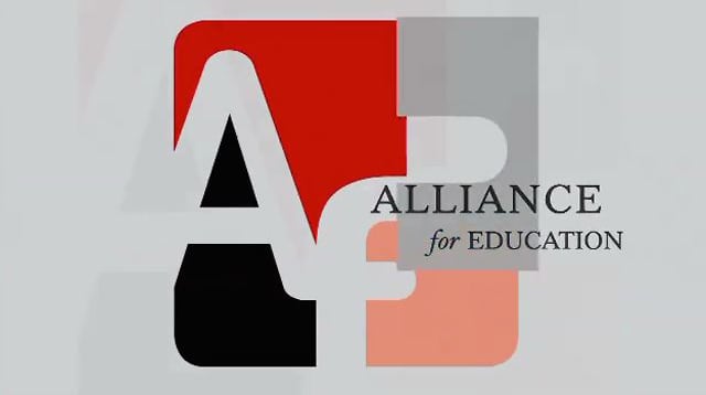 Graphic Design logo for alliance for education